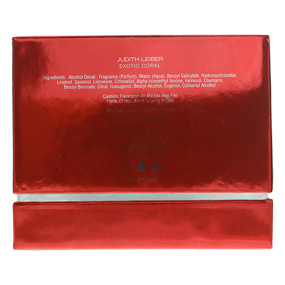 Judith Leiber Exotic Coral Eau de Parfum 40ml - Ingredients