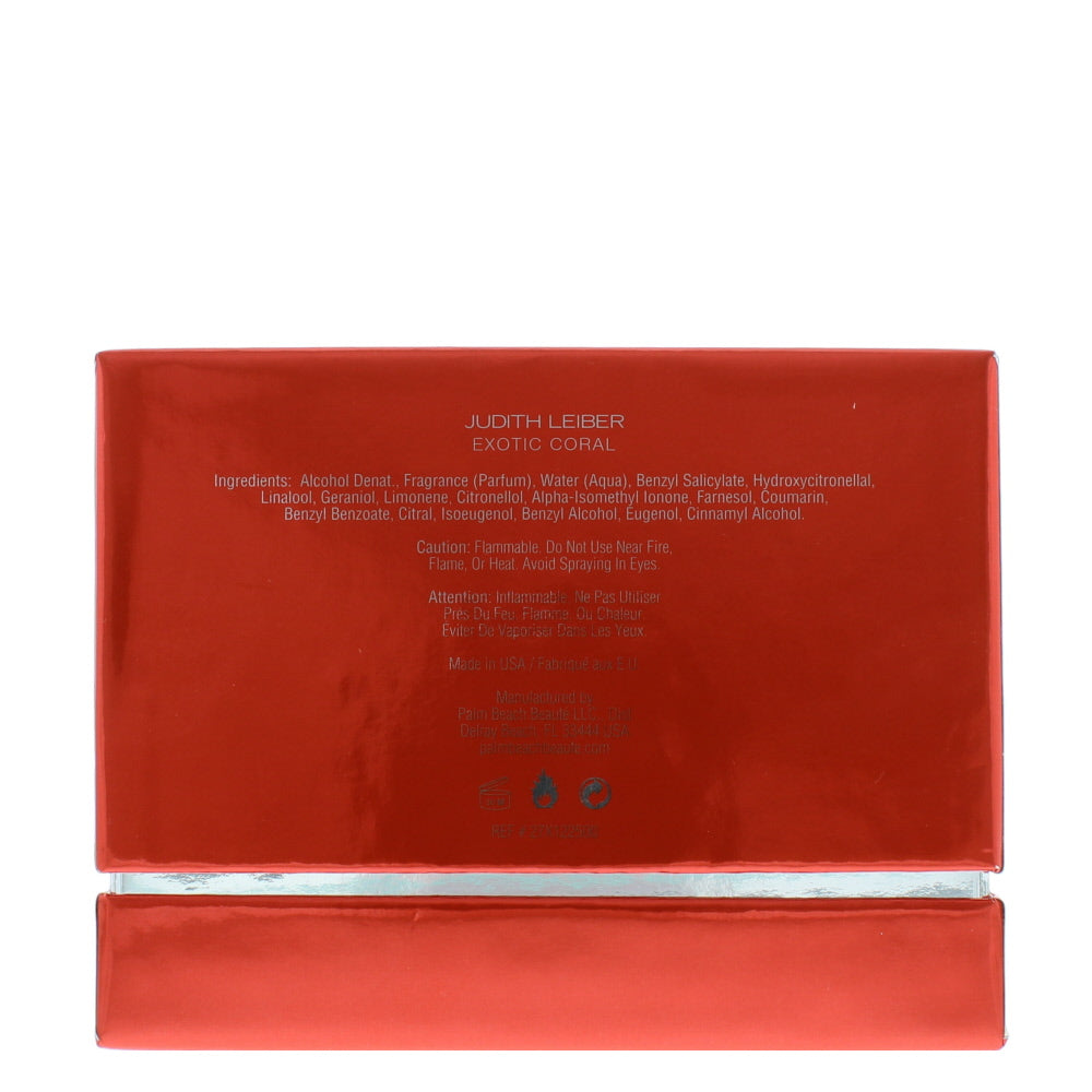Judith Leiber Exotic Coral Eau de Parfum 75ml - Ingredients