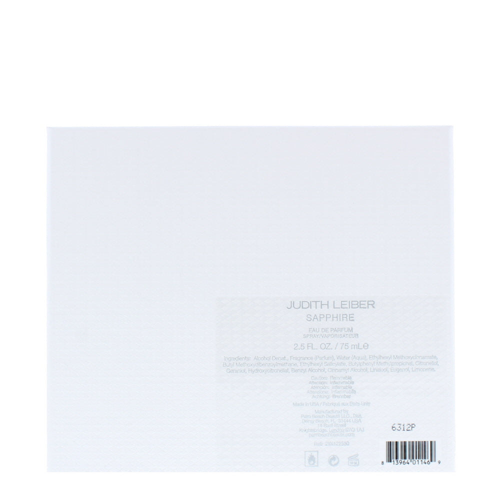 Judith Leiber Sapphire Limited Edition Eau de Parfum 75ml - Ingredients