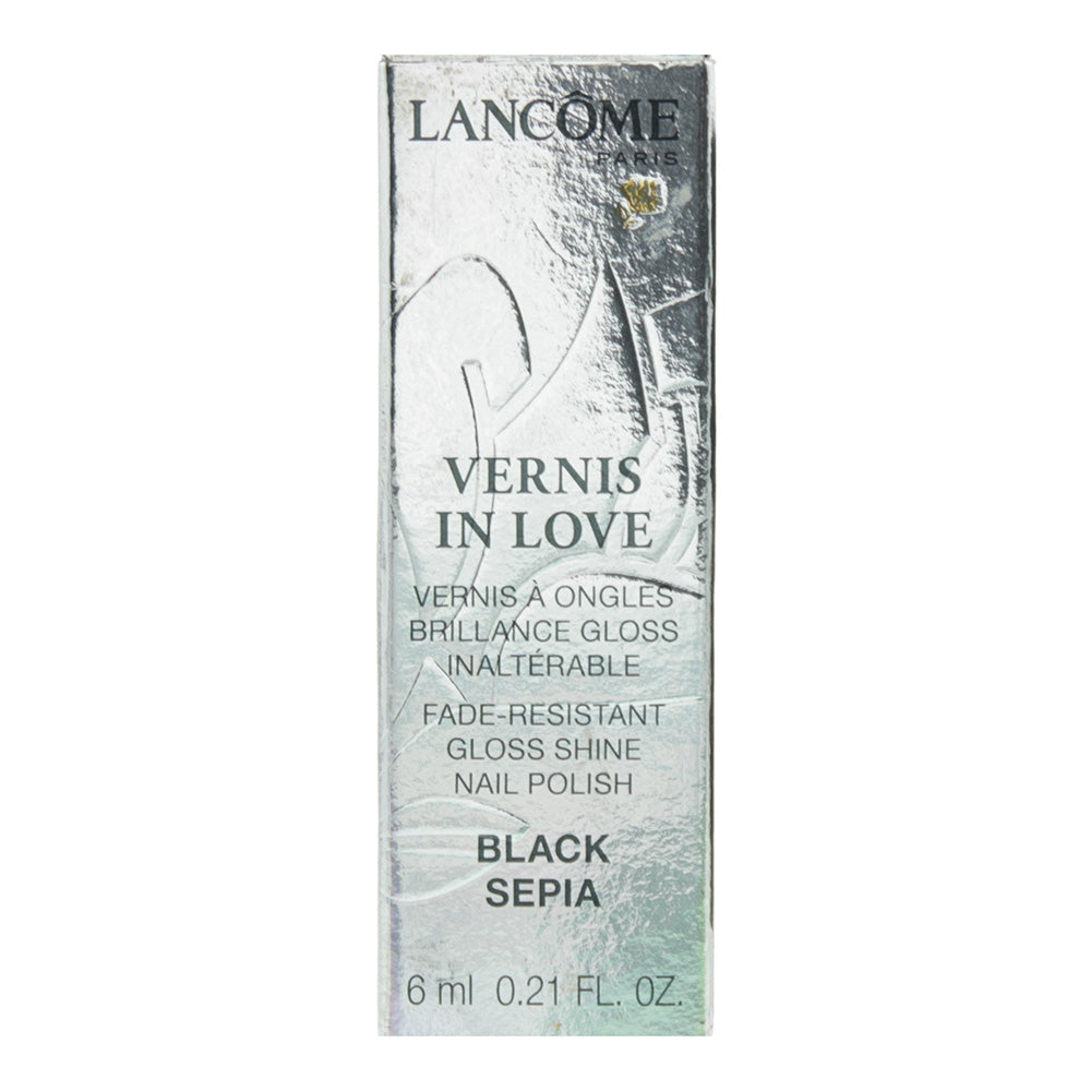 Lancôme Vernis In Love 385N Black Sepia Nail Polish 6ml - Box