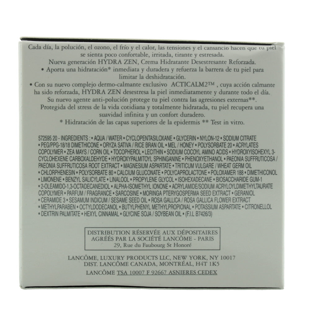 Lancôme Hydra Zen Advanced De-Stressing Moisturising Cream 50ml