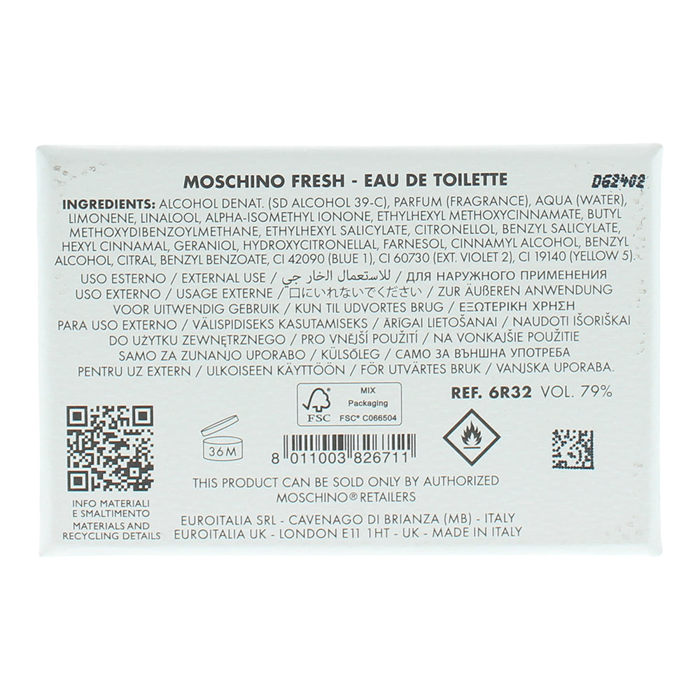 Moschino Fresh Couture Eau de Toilette 100ml