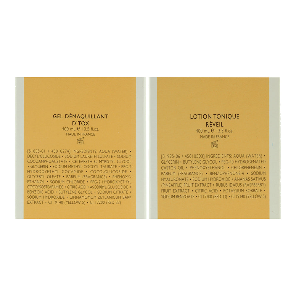 Payot Your D'tox Cleansing Duo Normal To Combination Skin Skincare Set Gift Set : Cleansing Gel 400ml - Tonic 400ml