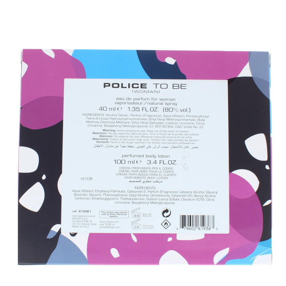Police To Be (Woman) Eau de Parfum 2 Pieces Gift Set