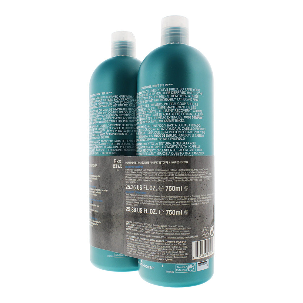 Tigi Bed Head Recovery Shampoo & Conditioner 750ml Duo Pack - Ingredients
