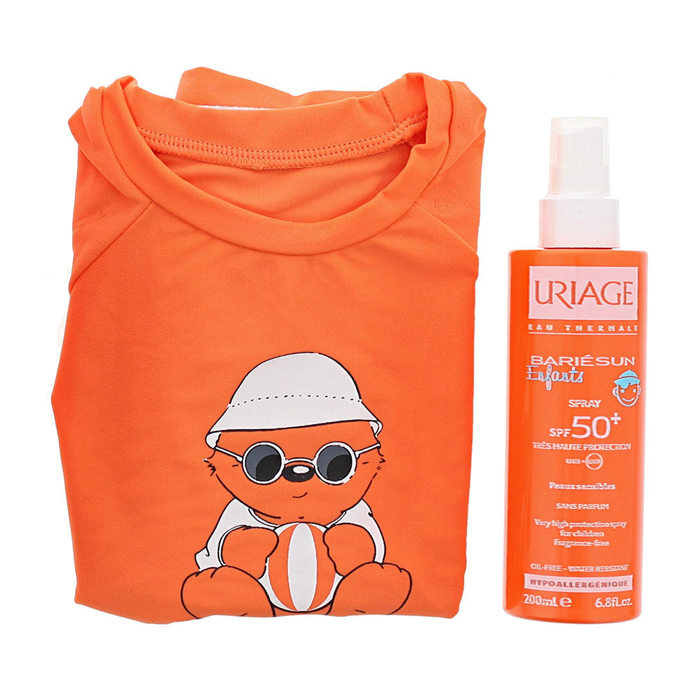 Uriage Bariésun Enfants Skincare Gift Set: Spf 50+ Spray 200ml - Anti-Uv T-Shirt 3/5 Years - Product