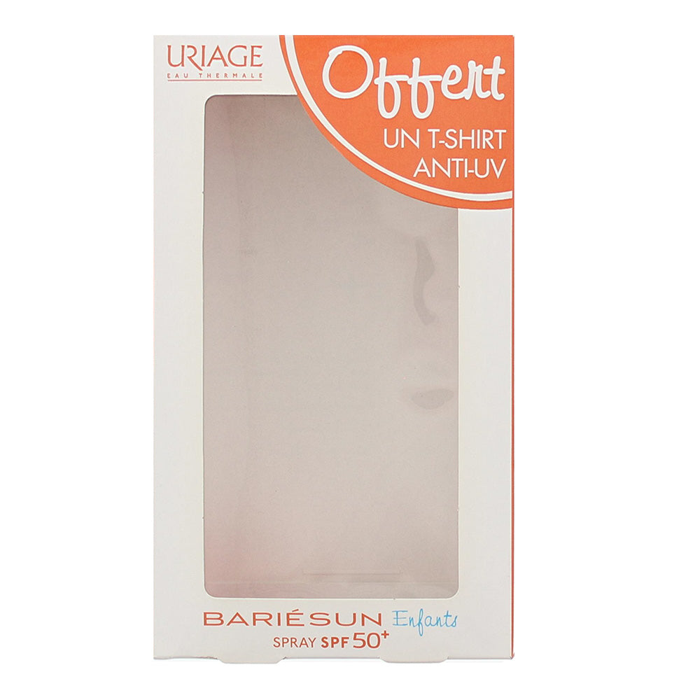 Uriage Bariésun Enfants Skincare Gift Set: Spf 50+ Spray 200ml - Anti-Uv T-Shirt 3/5 Years - Box