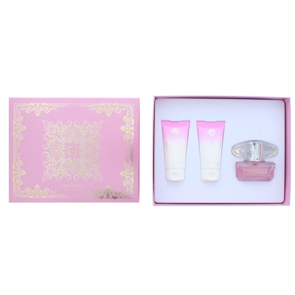 Versace Bright Crystal Eau de Toilette 3 Pieces Gift Set - Product