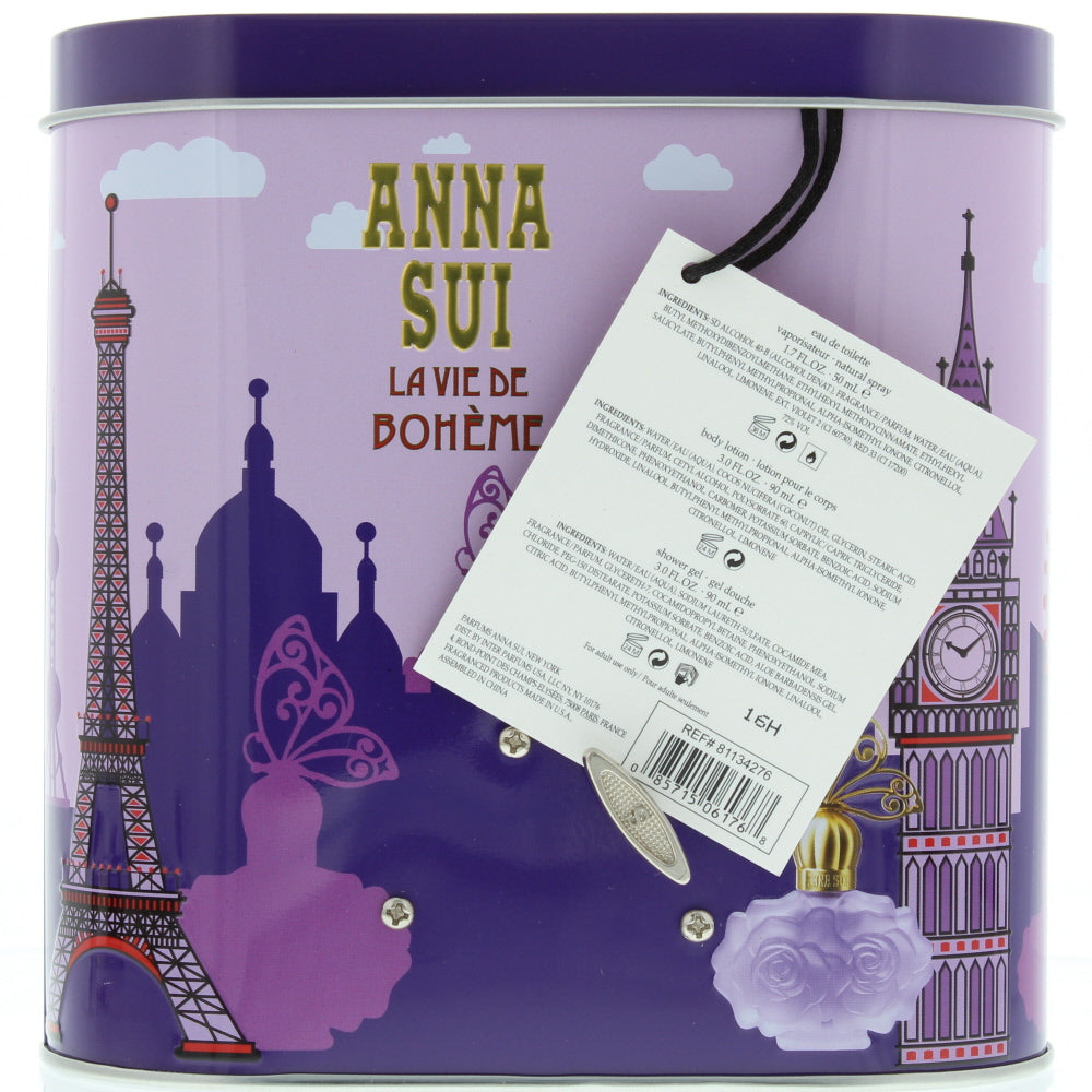 Anna Sui La Vie De Bohème Eau de Toilette 3 Pieces Gift Set - Ingredients