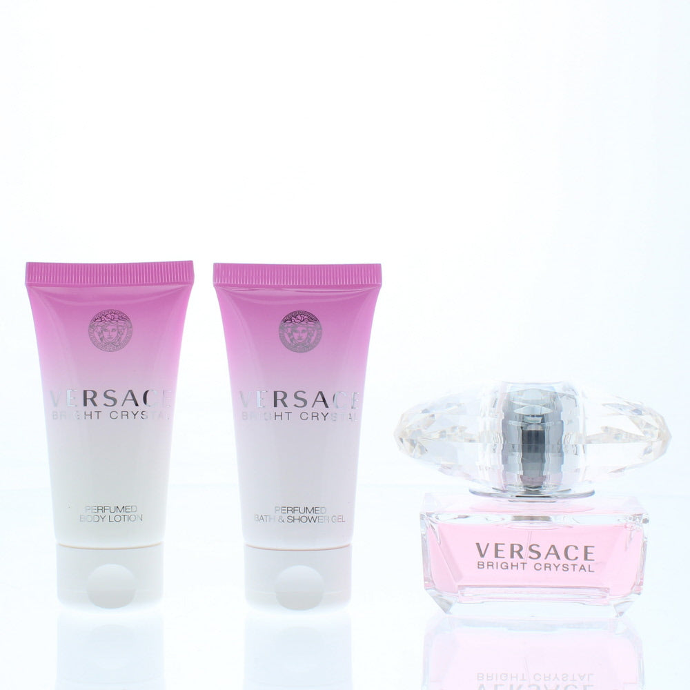 Versace Bright Crystal Eau de Toilette 3 Pieces Gift Set - Product