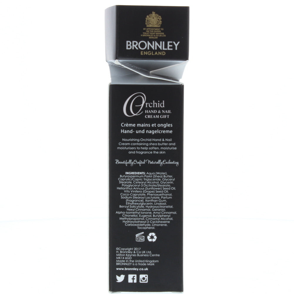 Bronnley Orchid Hand & Nail Cream 50ml