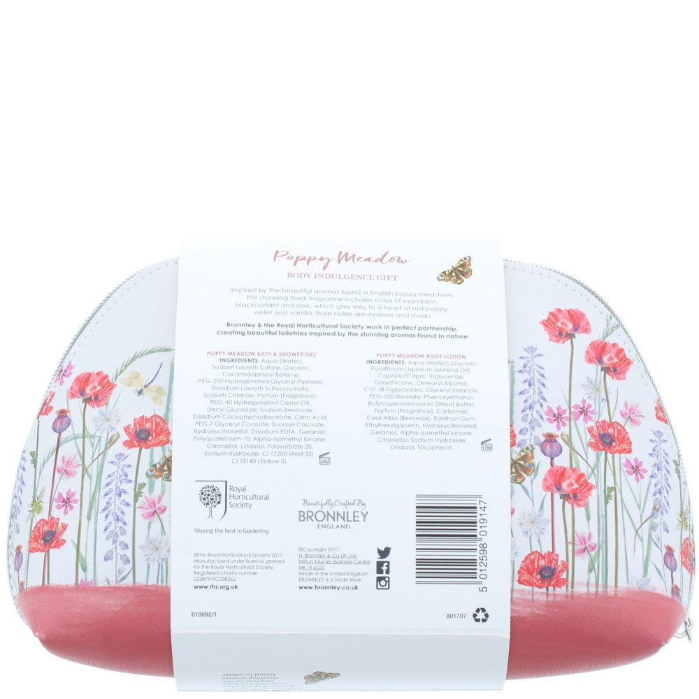 Bronnley Poppy Meadow Limited Edition Bodycare Set 4 Pieces Gift Set