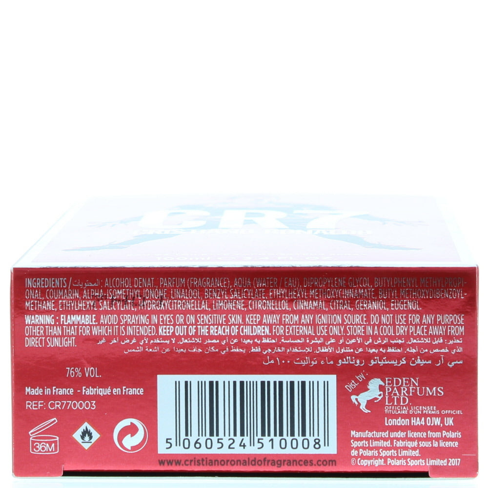 Cristiano Ronaldo Cr7 Eau de Toilette 100ml