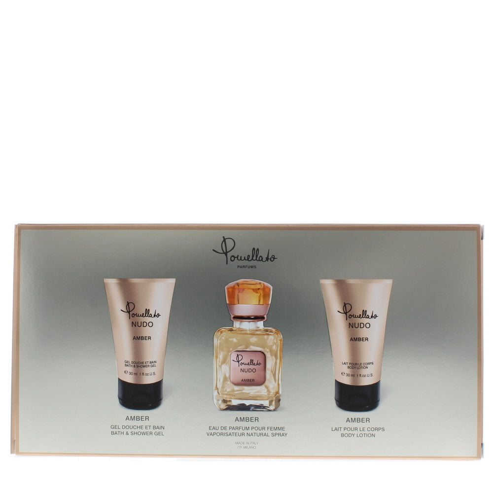 Pomellato Nudo Amber Eau de Parfum 3 Pieces Gift Set