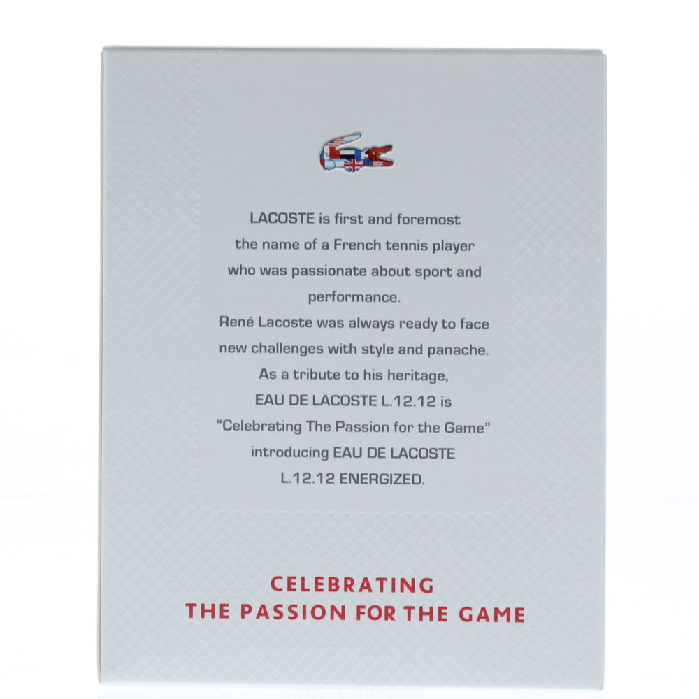 Lacoste Eau De Lacoste L.12.12 Energized Eau de Toilette 100ml