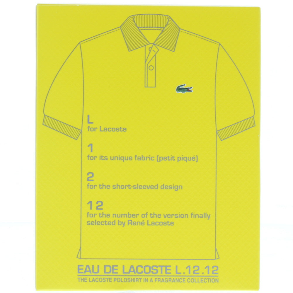 Lacoste Eau De Lacoste L.12.12 Jaune Eau de Toilette 175ml