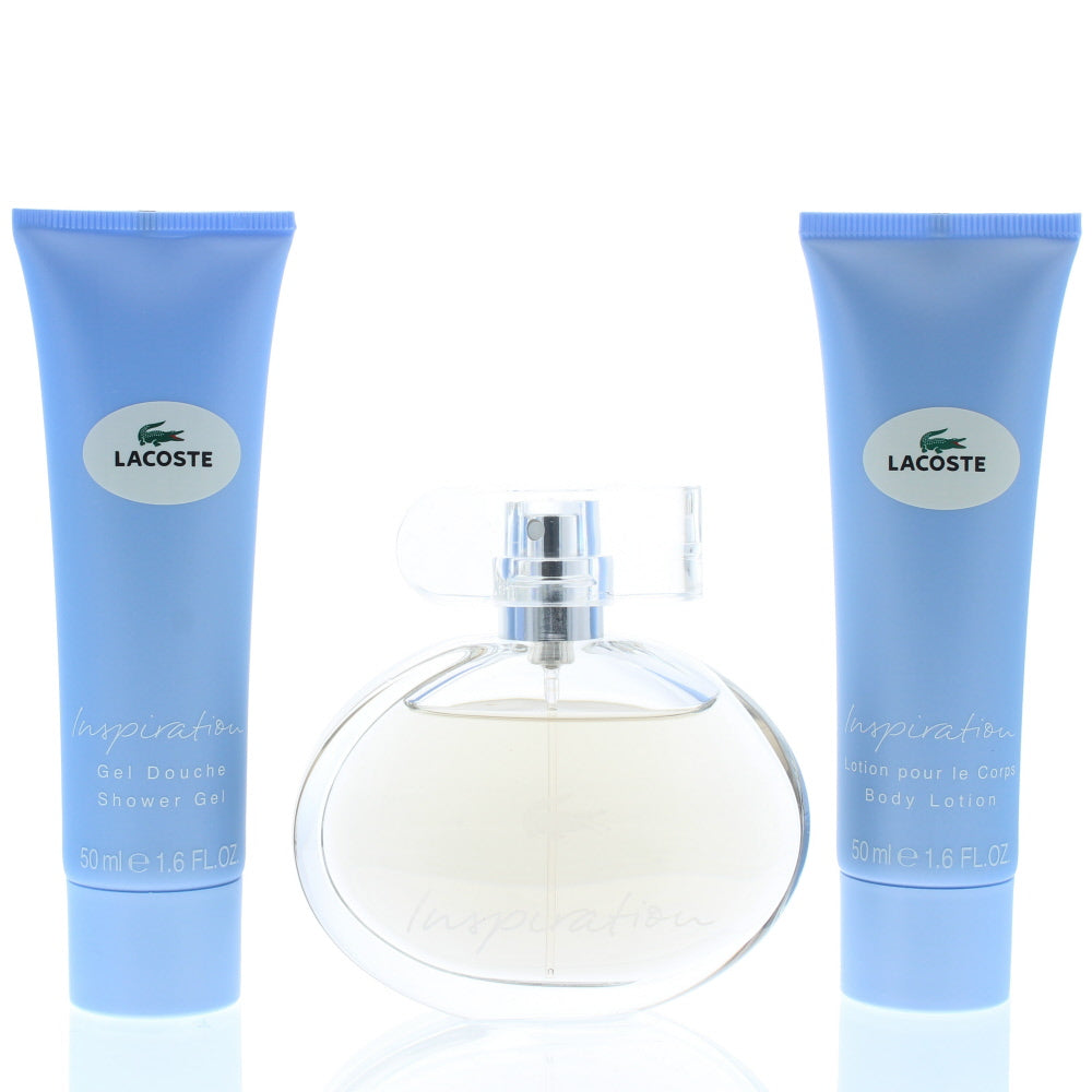 Lacoste Inspiration Eau de Parfum 3 Pieces Gift Set