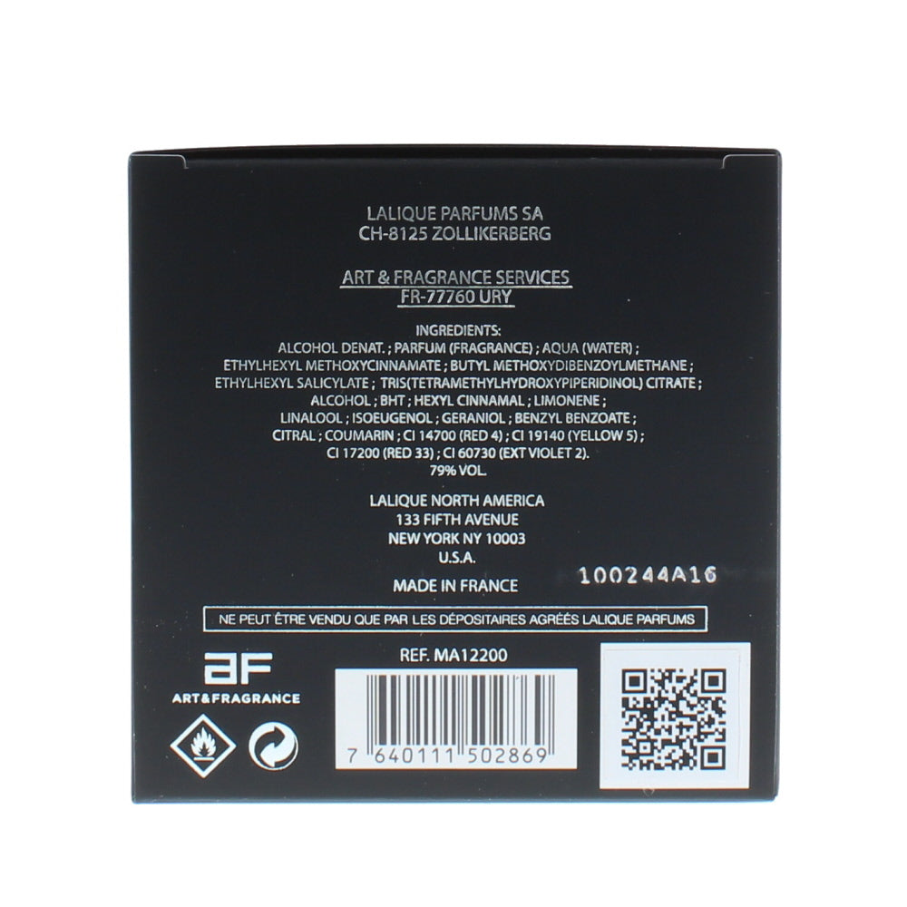 Lalique Encre Noire A L'extrême Eau de Parfum 50ml