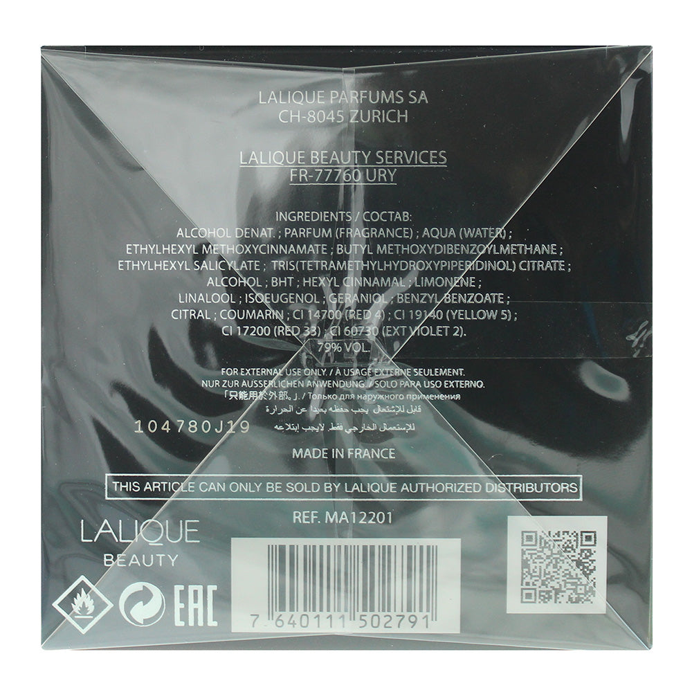 Lalique Encre Noire A L'extrême Eau de Parfum 100ml