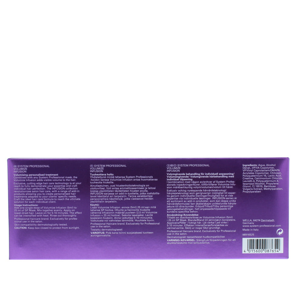 Wella System Professional Smoothing Infusions 6 X Serum 5ml