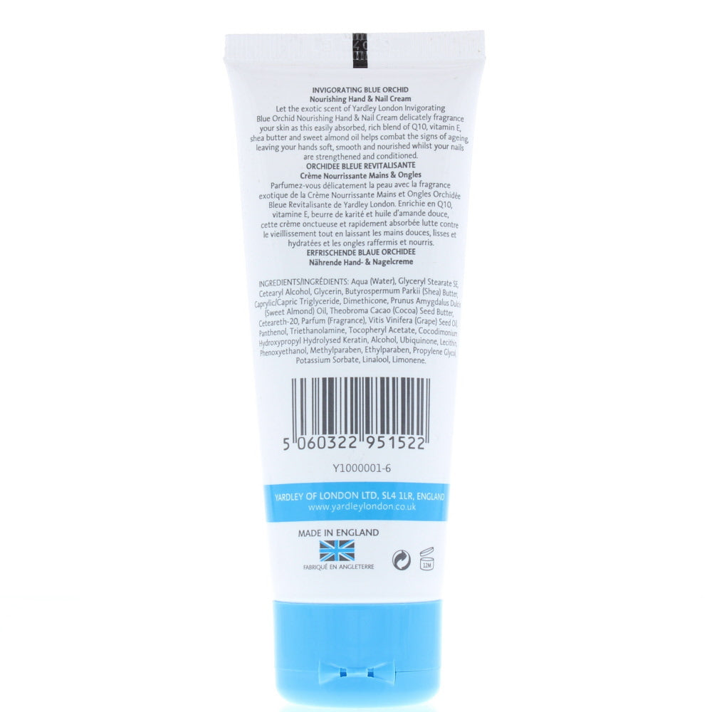 Yardley Invigorating Blue Orchid Hand Cream 75ml