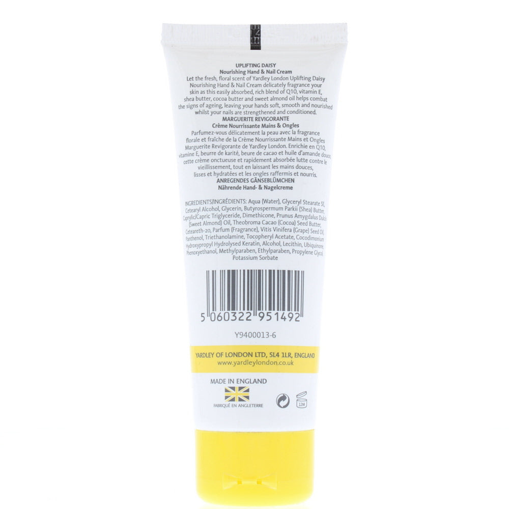 Yardley Uplifting Daisy Hand Cream 75ml