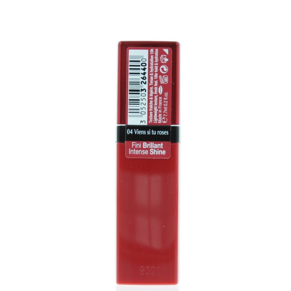 Bourjois Rouge Edition Aqua Laque 04  Viens Si Tu Roses Liquid Lipstick 7.7ml