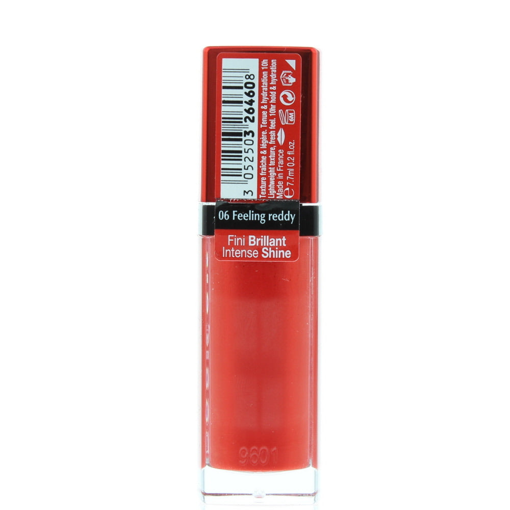 Bourjois Rouge Edition Aqua Laque 06  Feeling Reddy Liquid Lipstick 7.7ml