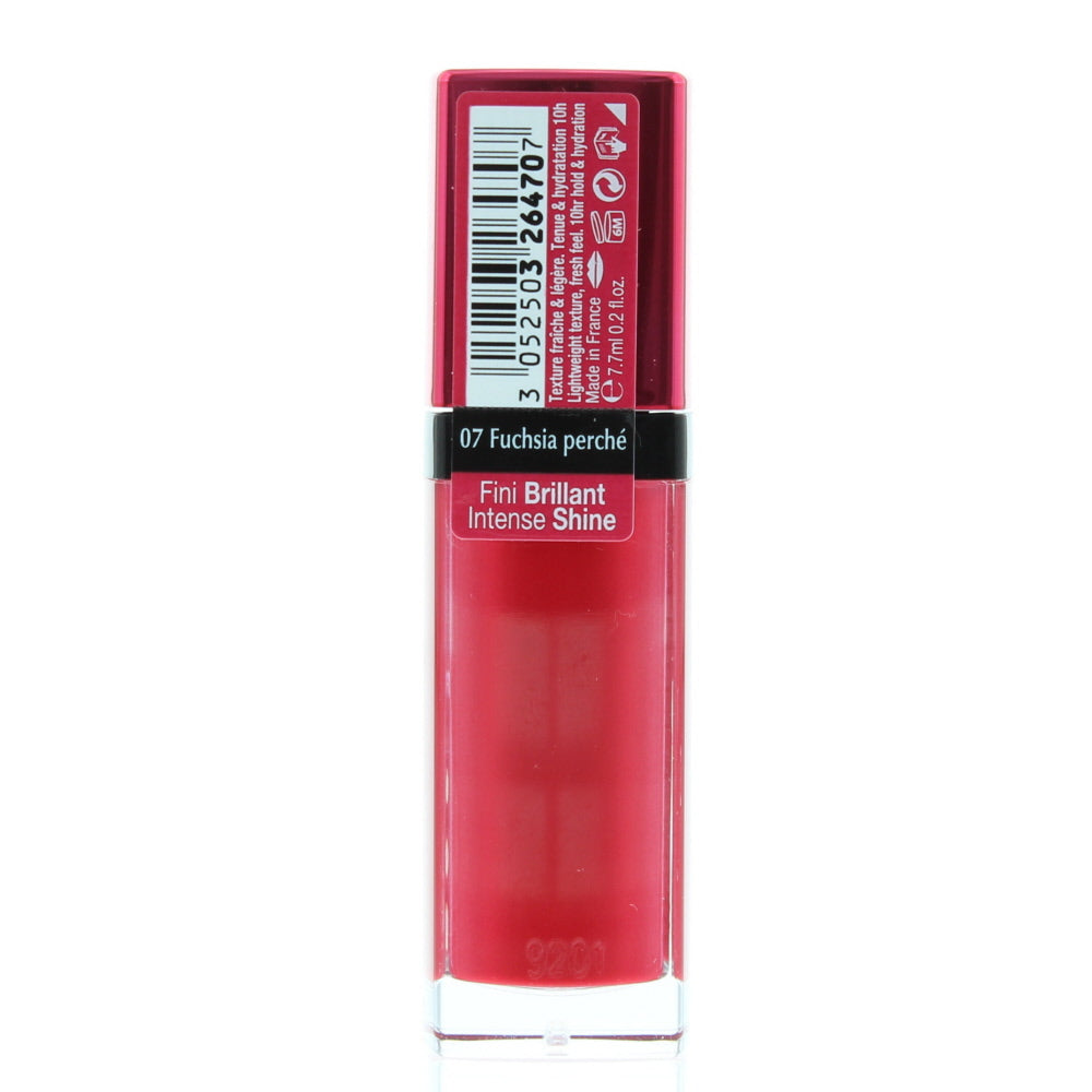 Bourjois Rouge Edition Aqua Laque 07  Fuchsia Perche Liquid Lipstick 7.7ml