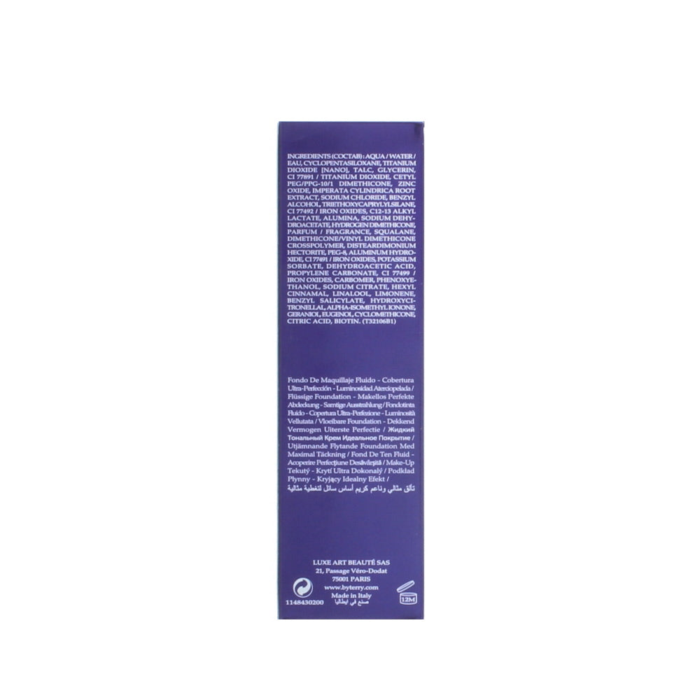 By Terry Cover-Expert Spf 15 Perfecting Fluid N°2 Neutral Beige Foundation 35ml - Ingredients