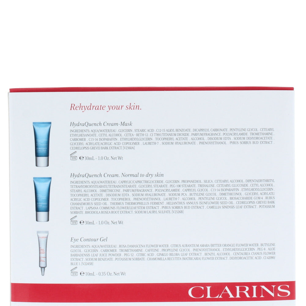 Clarins 100% Hydration Skincare Set 3 Pieces Gift Set
