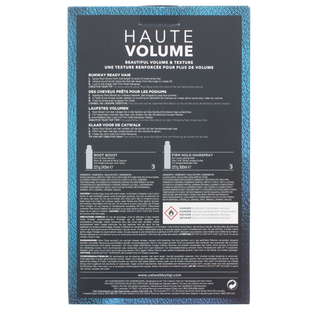 Tigi Catwalk Haute Volume Haircare 2 Pieces Gift Set