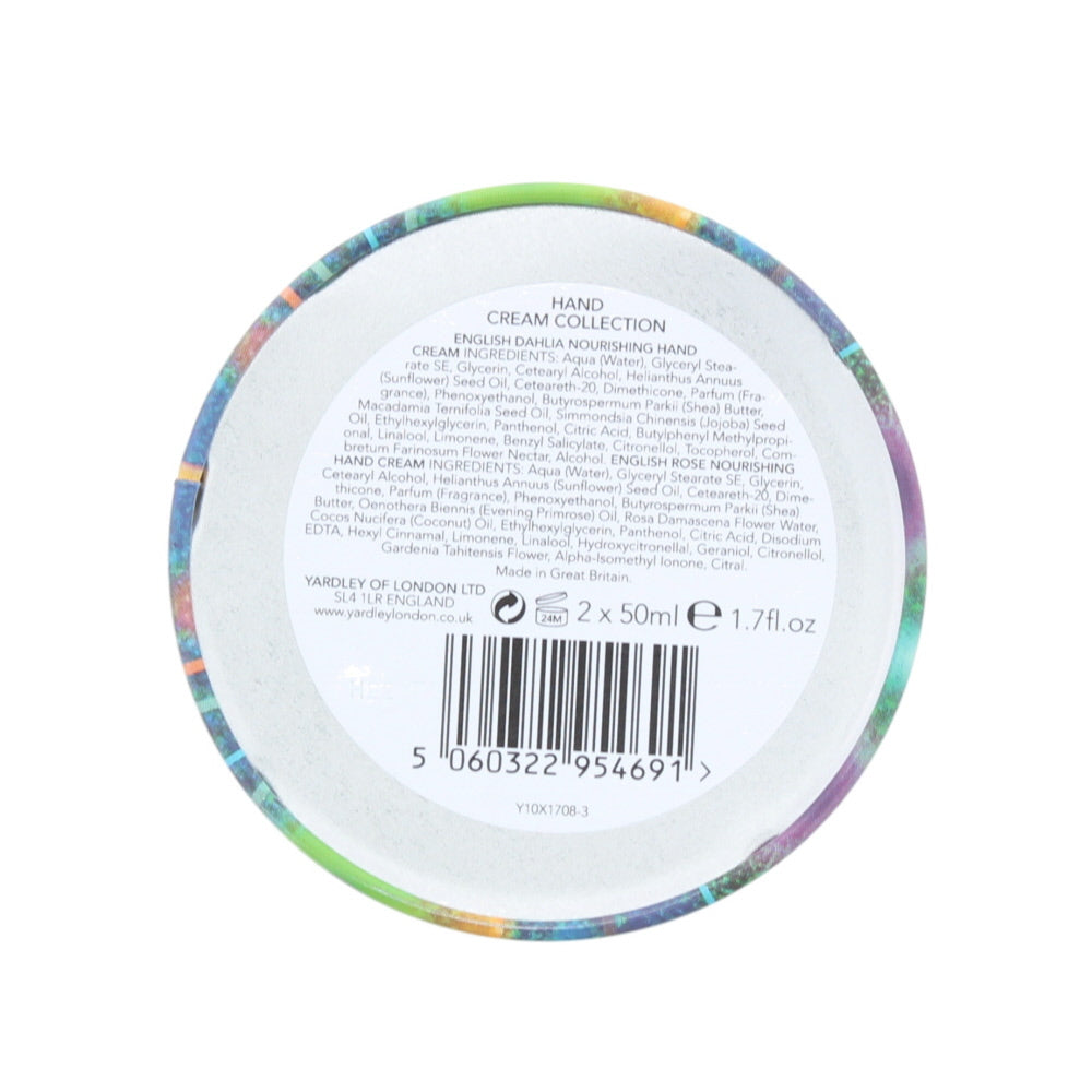 Yardley Bopdycare Set Gift Set : English Rose Hand Cream 50ml - English Dahlia Hand Cream 50ml