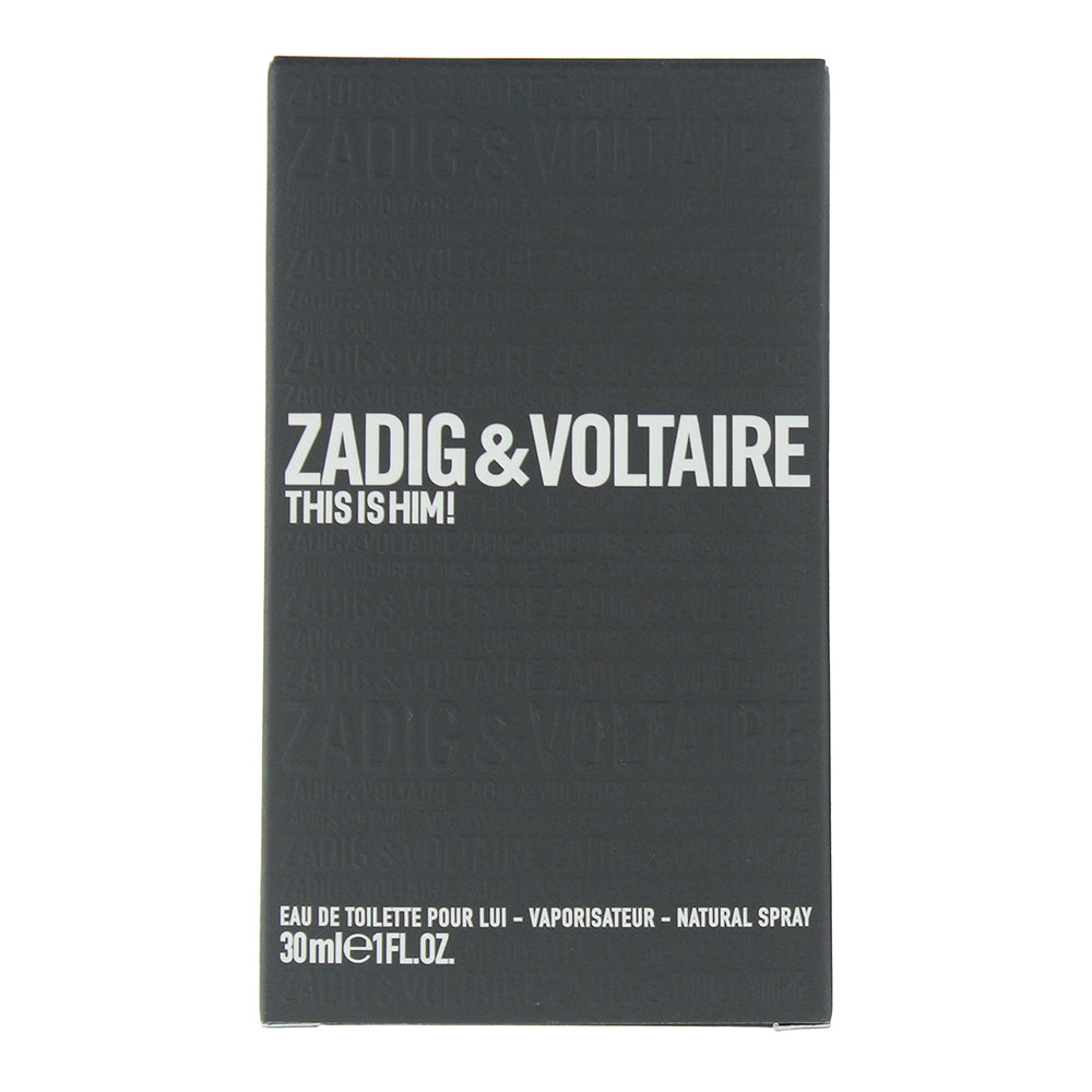 Zadig & Voltaire This Is Him! Eau de Toilette 30ml - Box