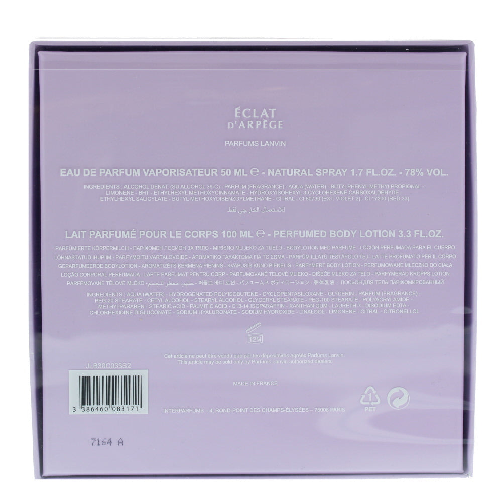 Lanvin Éclat D'arpège Eau de Parfum 2 Pieces Gift Set