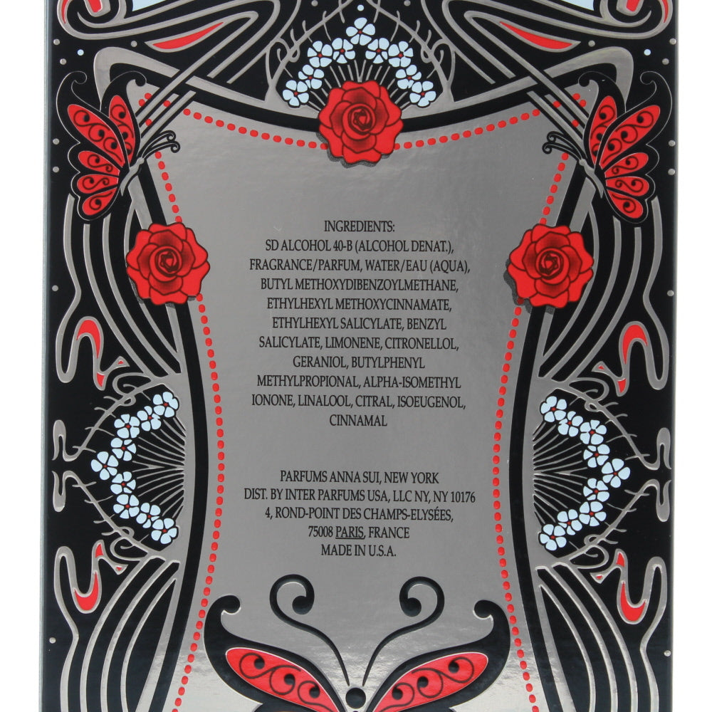 Anna Sui La Nuit De Bohème Eau de Parfum 50ml - Ingredients