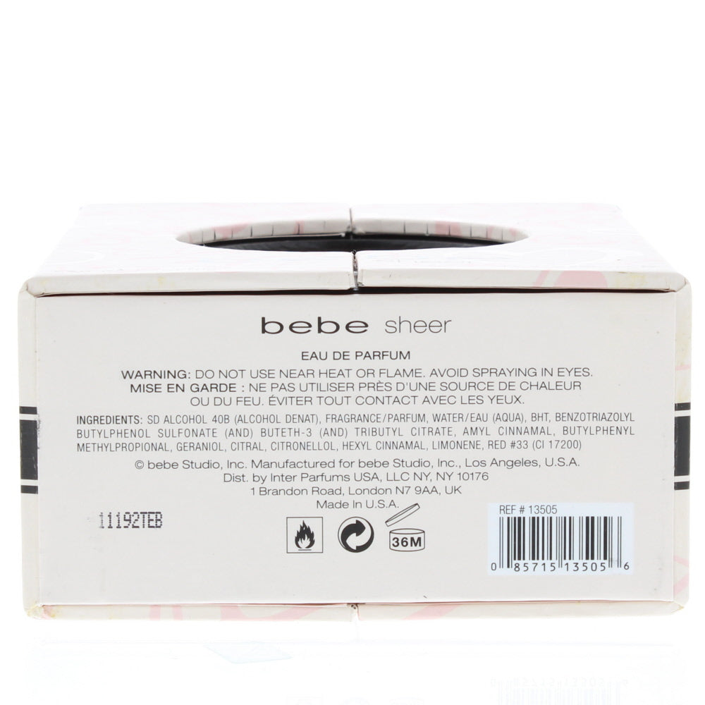 Bebe Sheer Eau de Parfum 50ml