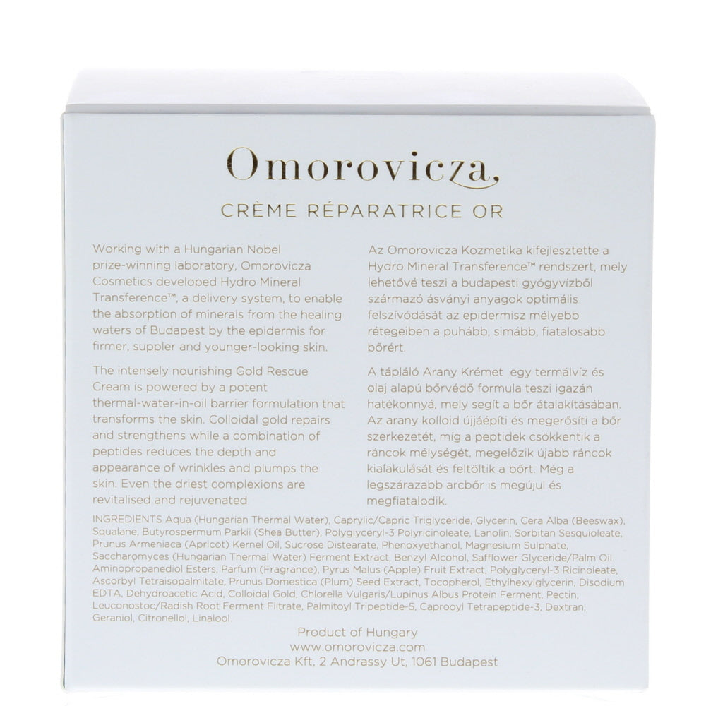Omorovicza Gold Rescue Cream 50ml