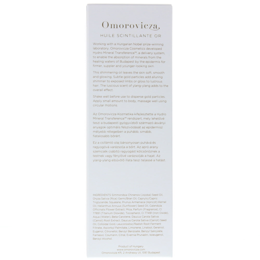 Omorovicza Gold Shimmer Oil 100ml