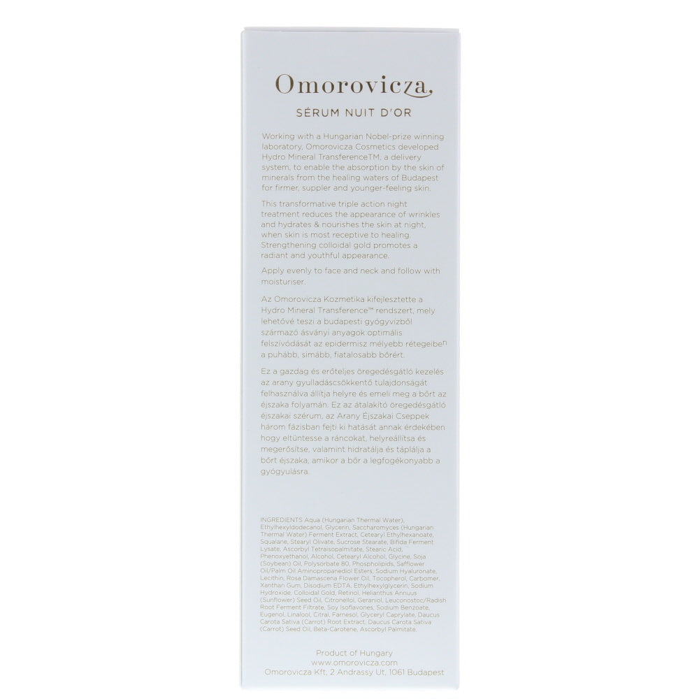 Omorovicza Gold Night Drops Serum 30ml