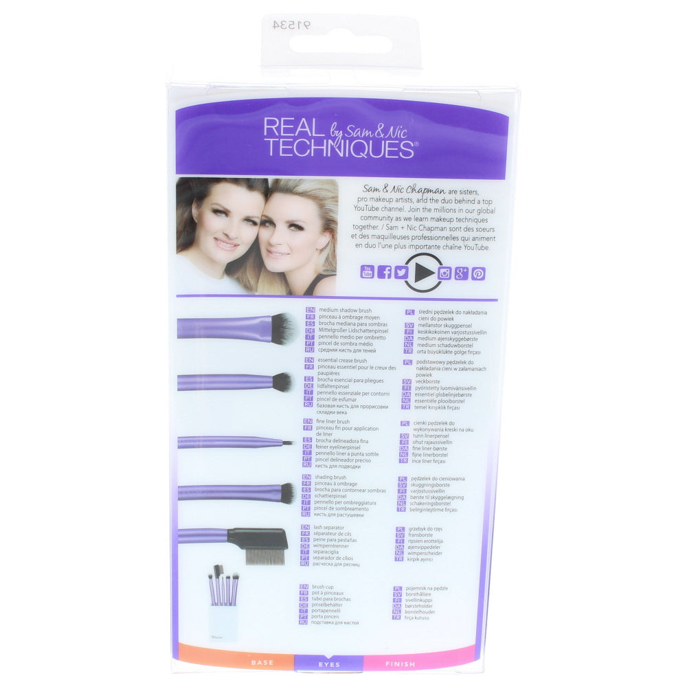 Real Techniques Enhanced Eyes 91534 Make-Up Brush Set - Ingredients