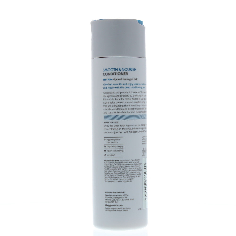 Trilogy Smooth & Nourish Dry And Damaged Hair Conditioner 250ml