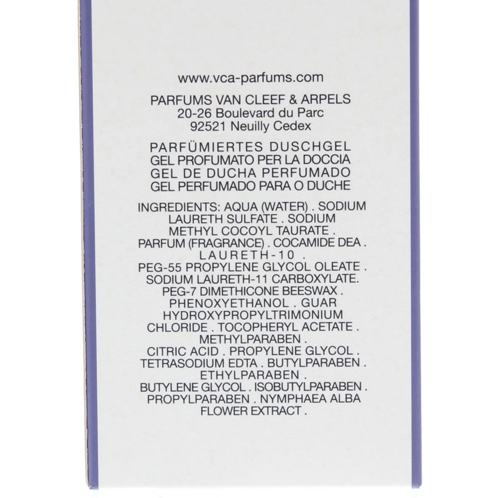 Van Cleef & Arpels Murmure Shower Gel 150ml - Ingredients