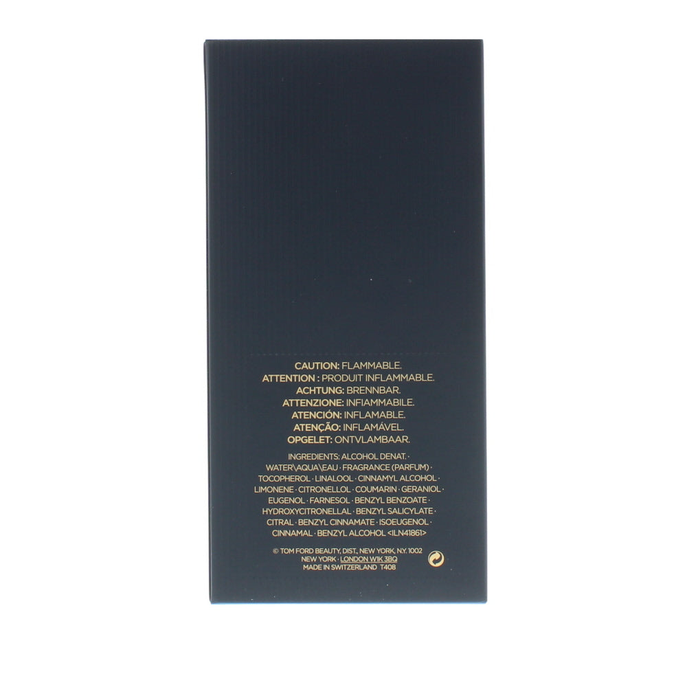 Tom Ford Black Orchid Eau de Toilette 50ml - Ingredients