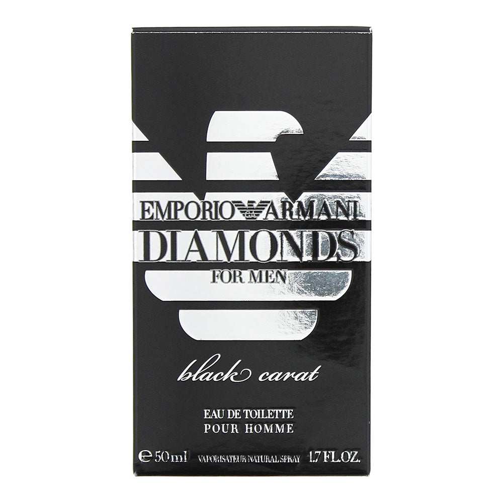 Emporio Armani Diamonds For Men Black Carat Eau de Toilette 50ml - Box