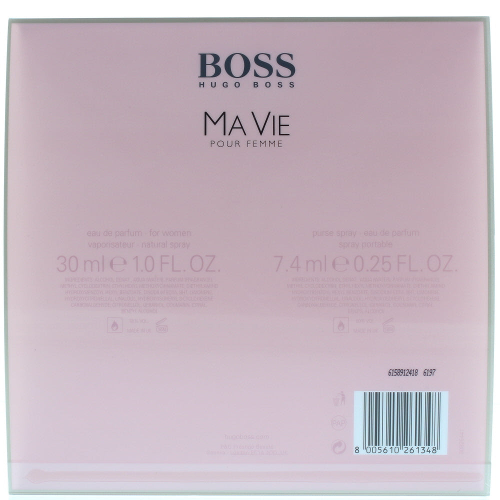 Hugo Boss Ma Vie Pour Femme Eau de Parfum 2 Pieces Gift Set - Ingredients