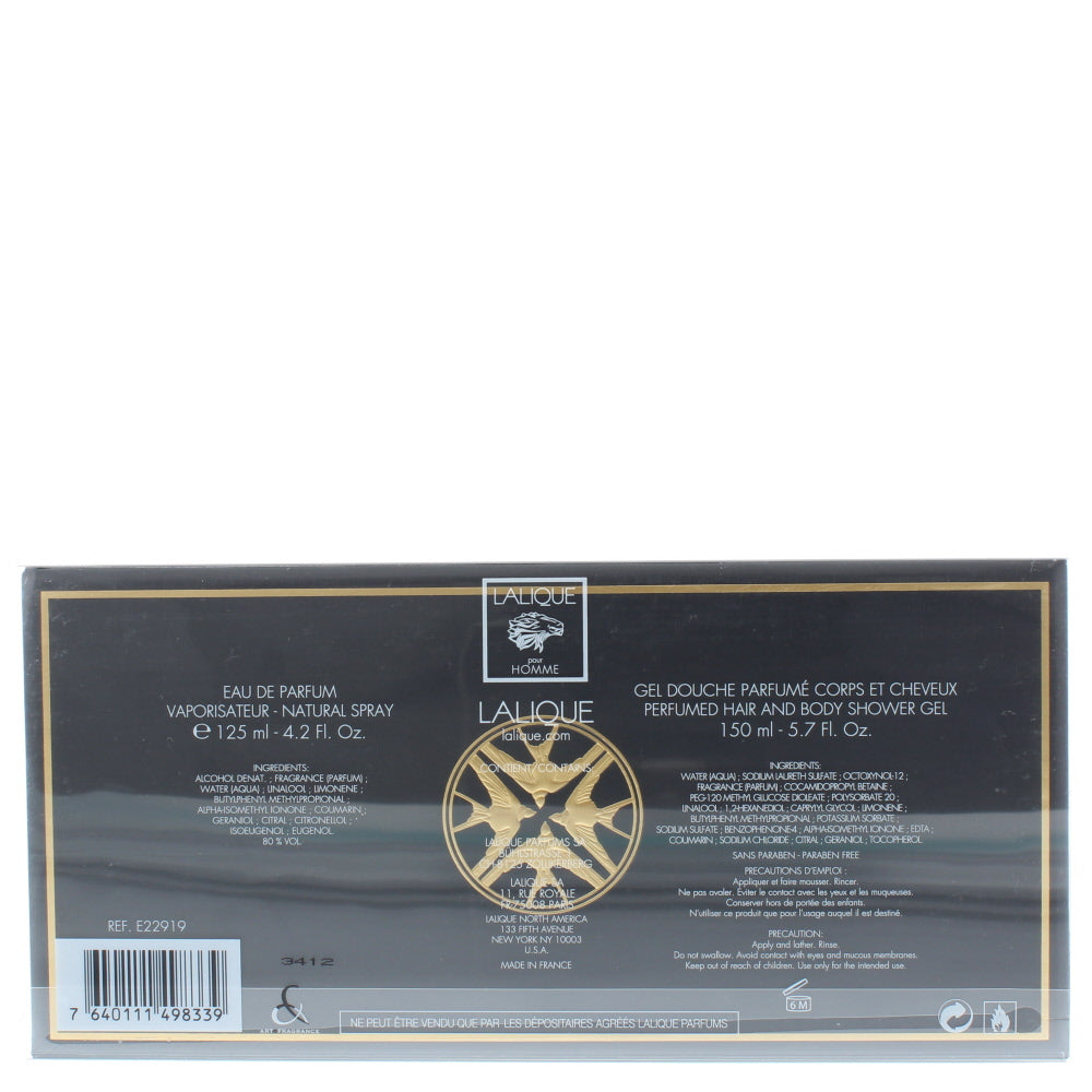Lalique Pour Homme Lion Eau de Parfum 2 Pieces Gift Set - Product