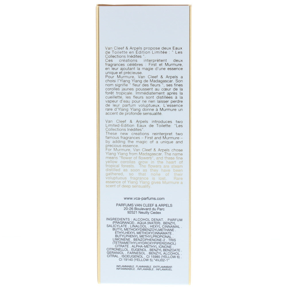 Van Cleef & Arpels Murmure Ylang Ylang De Madagascar Limited Edition Eau de Toilette 75ml