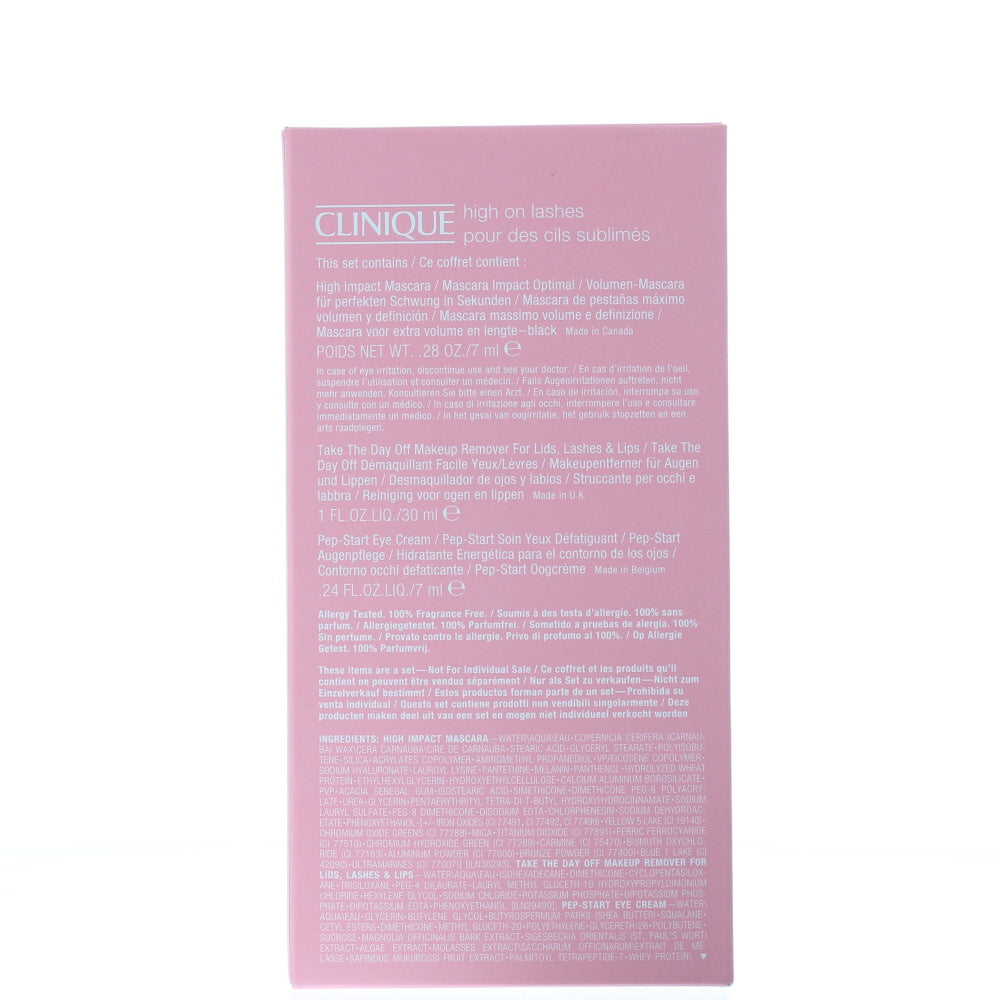 Clinique High On Lashes Cosmetic Set 3 Pieces Gift Set