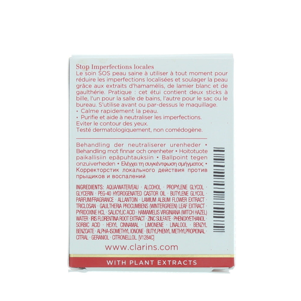 Clarins Stop Imperfections Blemish Control 2 X Treatment 5ml